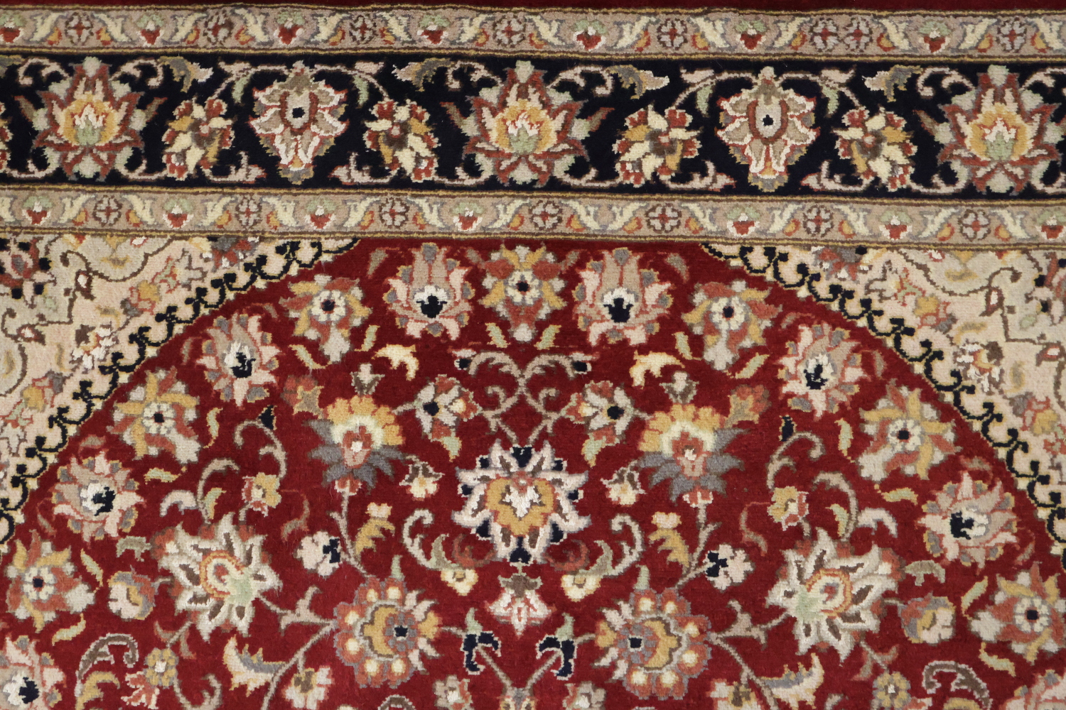Vegetable Dye Aubusson Wool Handmade Rug 4x6