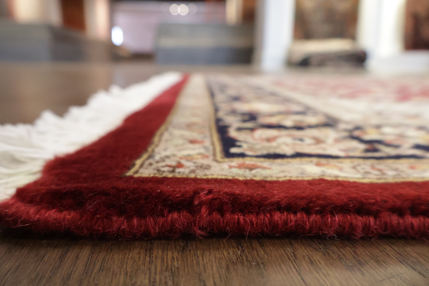 Vegetable Dye Aubusson Wool Handmade Rug 4x6