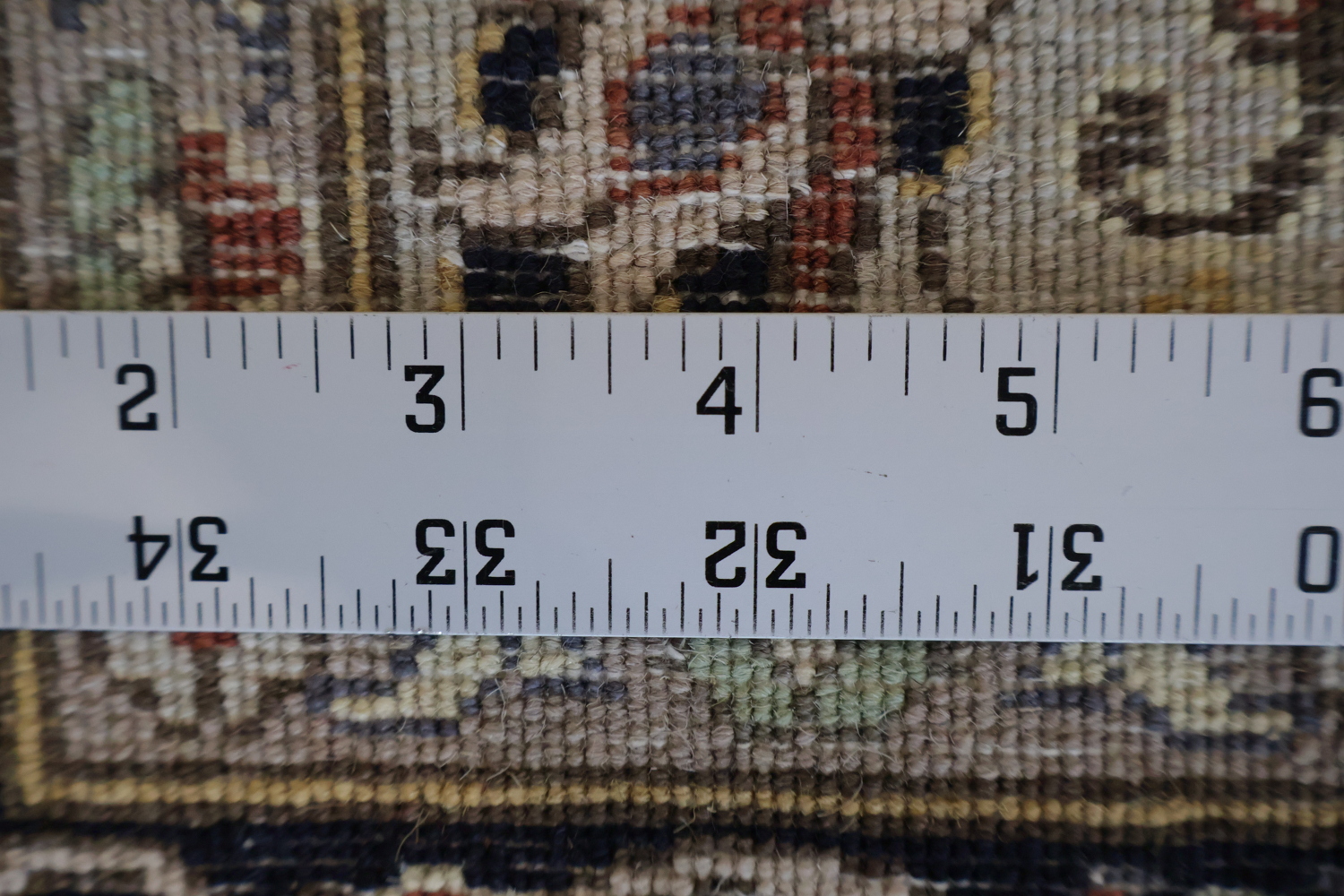 Vegetable Dye Aubusson Wool Handmade Rug 4x6