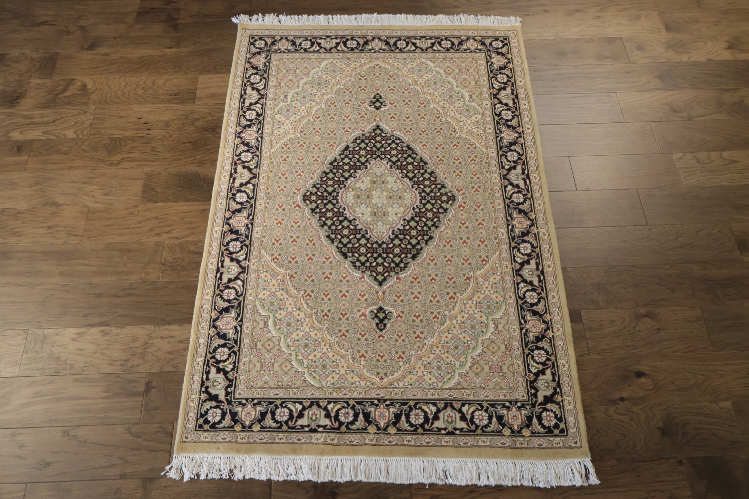Vegetable Dye Tabriz Mahi Area Rug 4x6