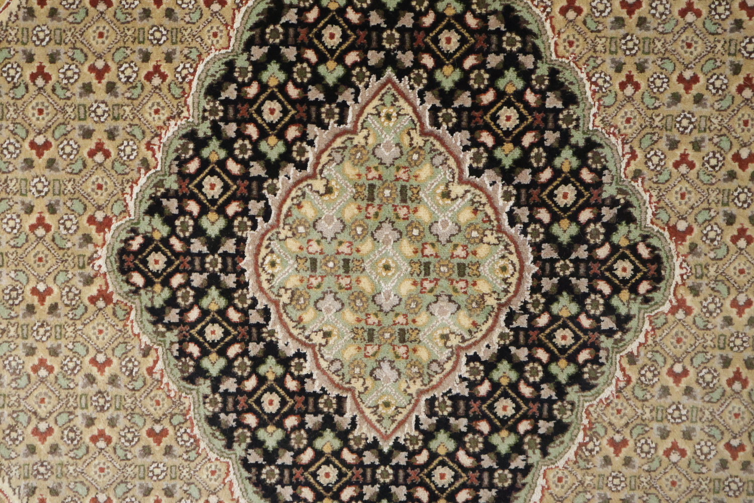 Vegetable Dye Tabriz Mahi Area Rug 4x6