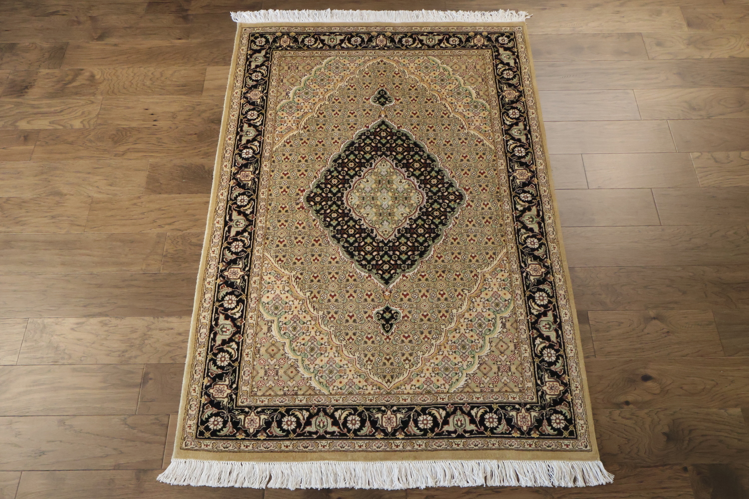 Vegetable Dye Tabriz Mahi Area Rug 4x6