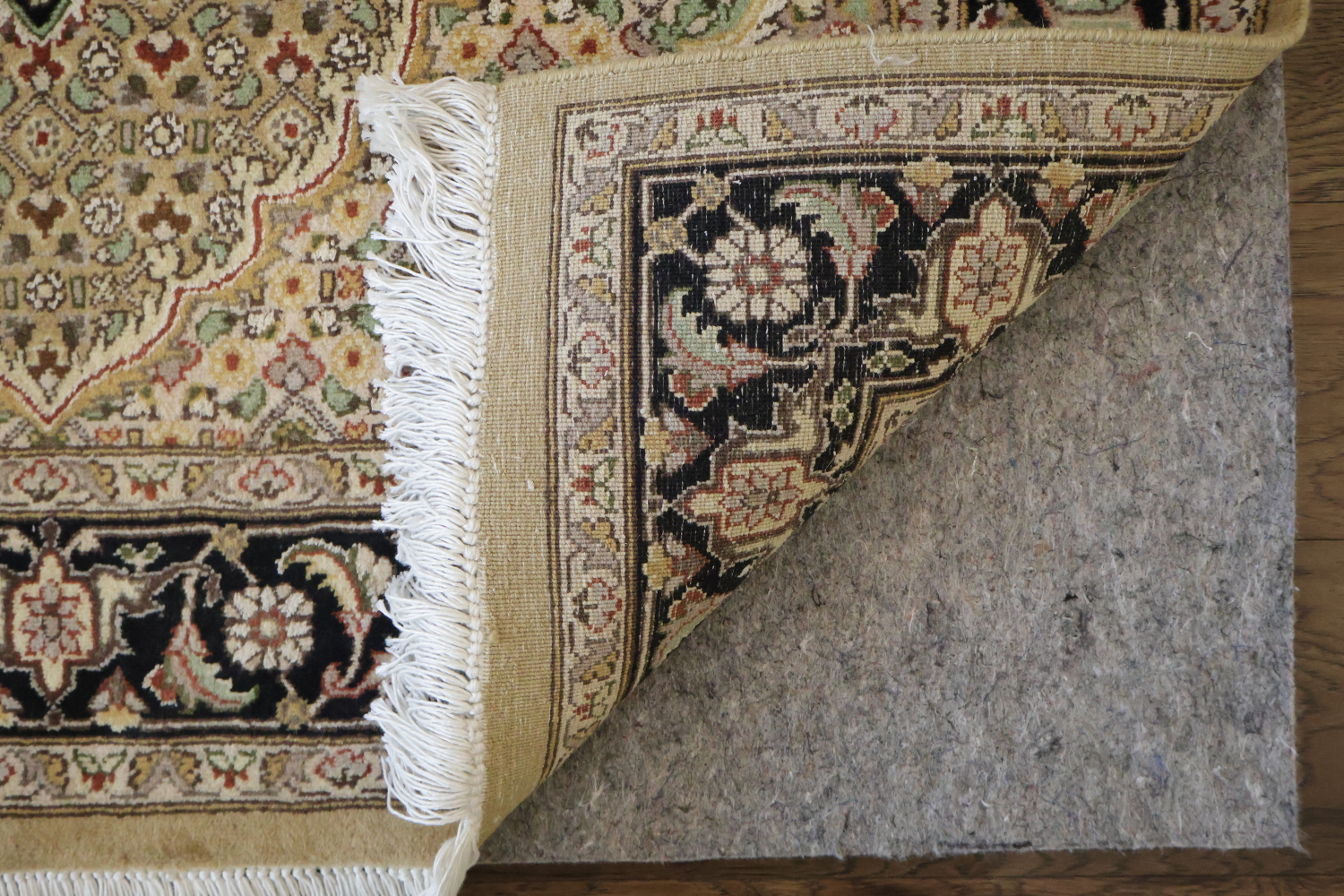 Vegetable Dye Tabriz Mahi Area Rug 4x6