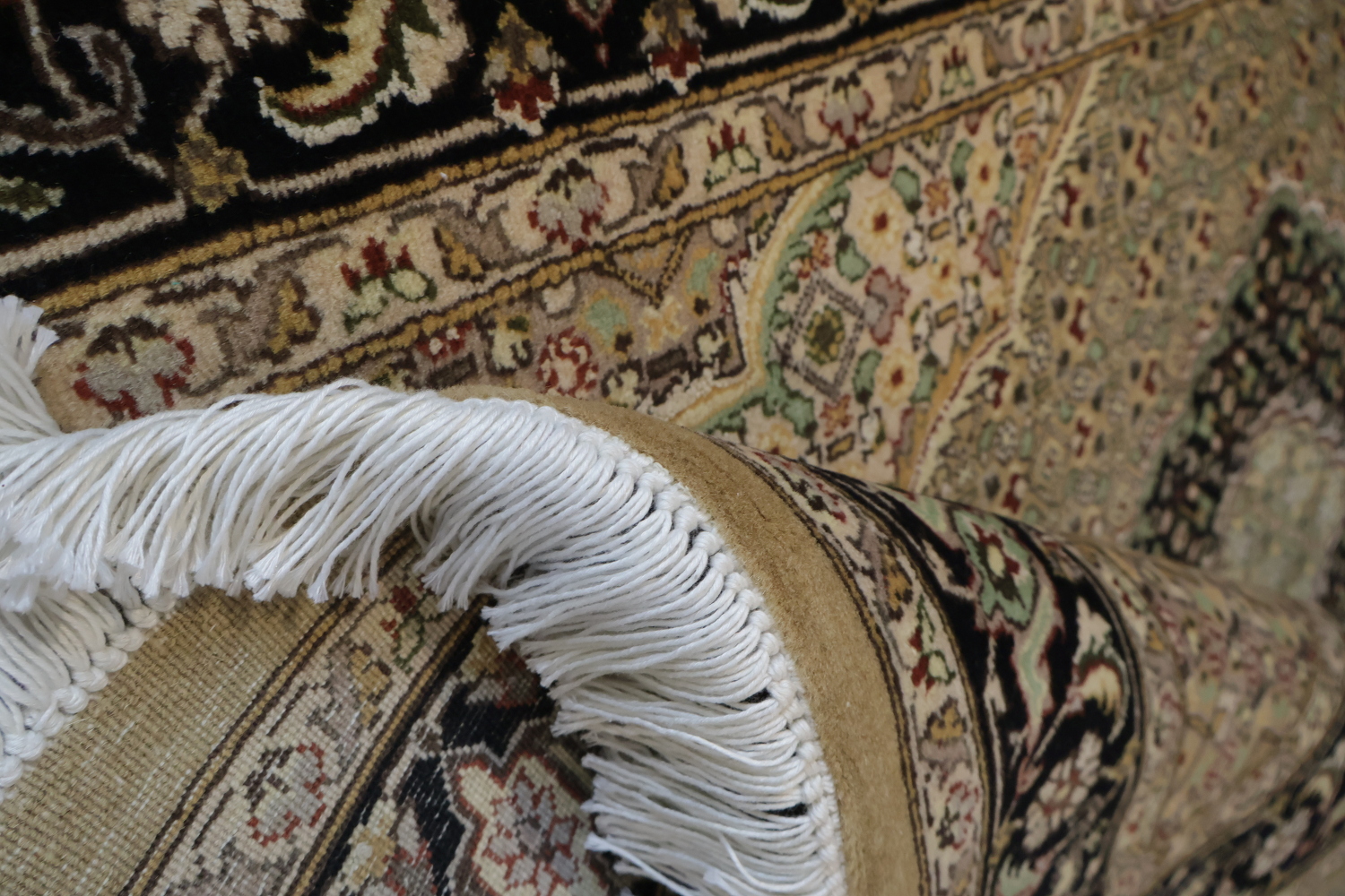 Vegetable Dye Tabriz Mahi Area Rug 4x6