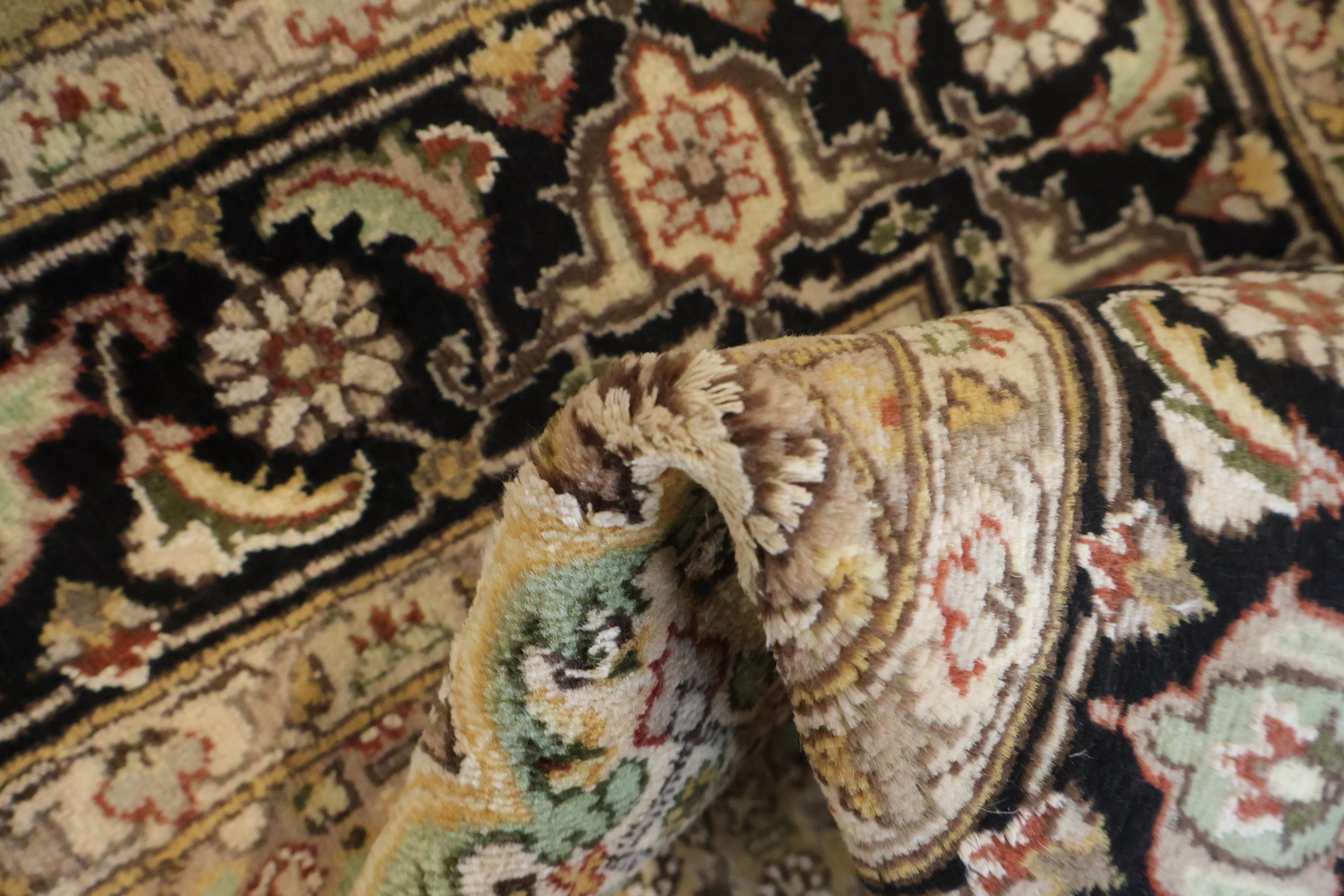 Vegetable Dye Tabriz Mahi Area Rug 4x6
