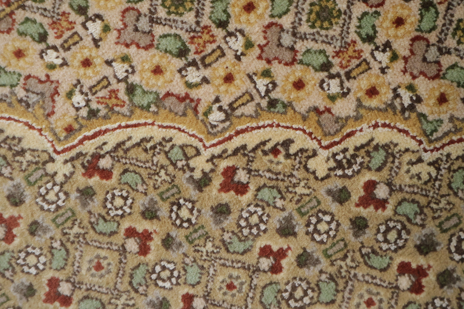 Vegetable Dye Tabriz Mahi Area Rug 4x6