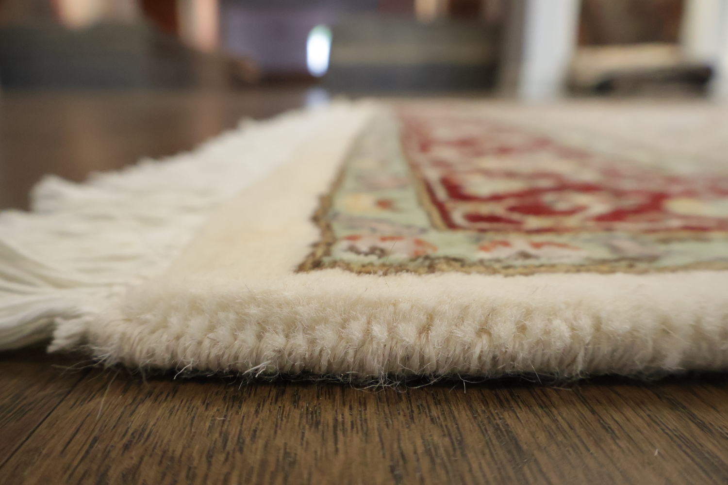 Vegetable Dye Tabriz Mahi Wool Rug 4x6
