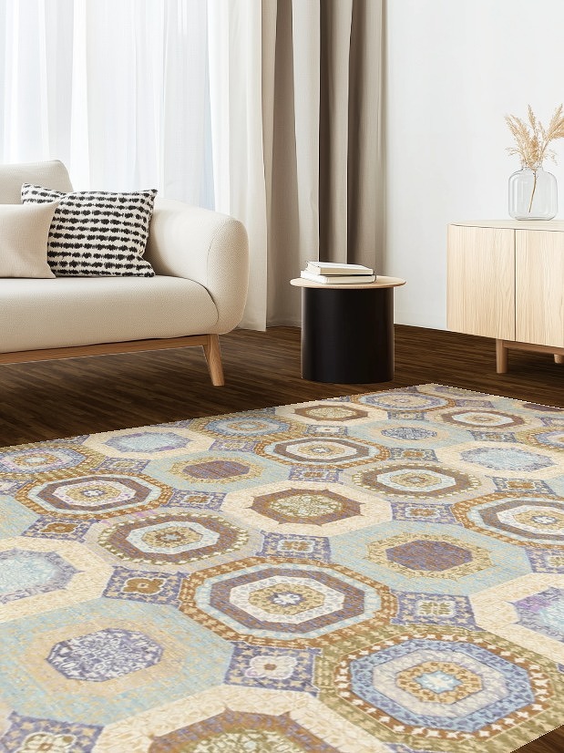 Vegetable Dye Gabbeh Kashkoli Wool Area Rug 7x10
