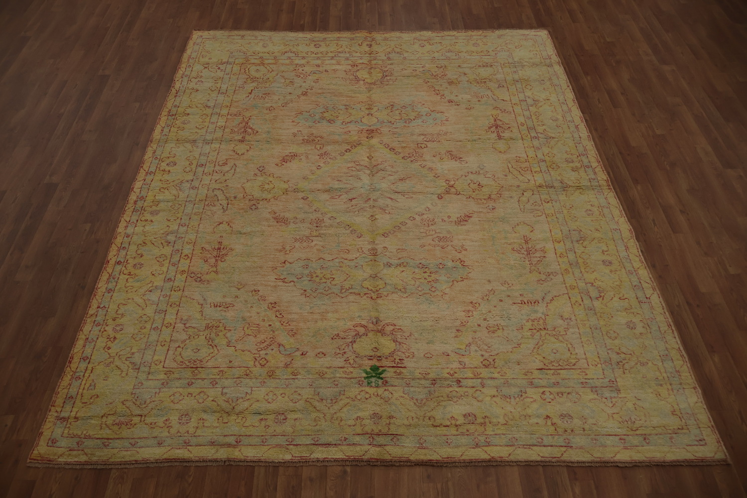 Vegetable Dye Oushak Area Rug 8x10 Rich Soft Color Palette