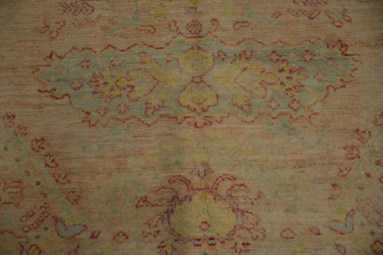 Vegetable Dye Oushak Area Rug 8x10 Rich Soft Color Palette
