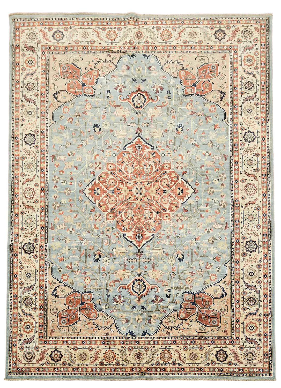 Vegetable Dye Heriz Serapi Handmade Area Rug 10x14