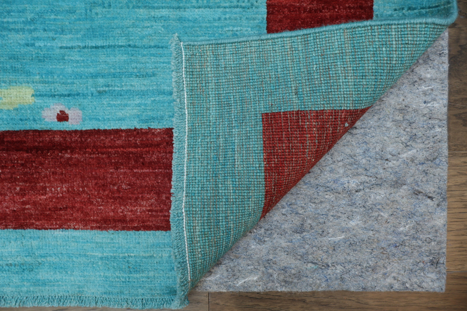 Vegetable Dye Handmade Abstract Area Rug 9x12