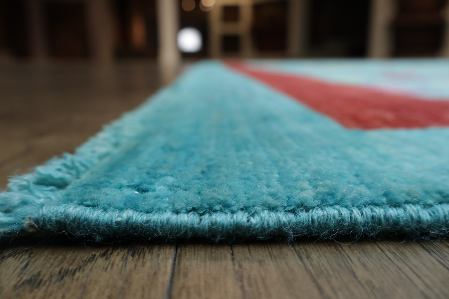 Vegetable Dye Handmade Abstract Area Rug 9x12