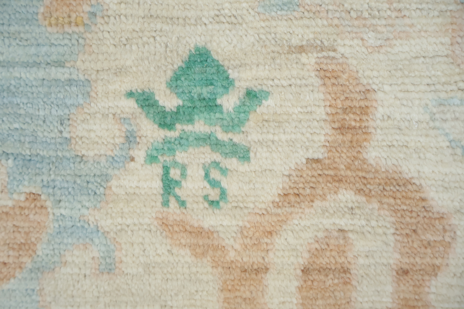 Vegetable Dye Muted Oushak Turkish Area Rug 9x13