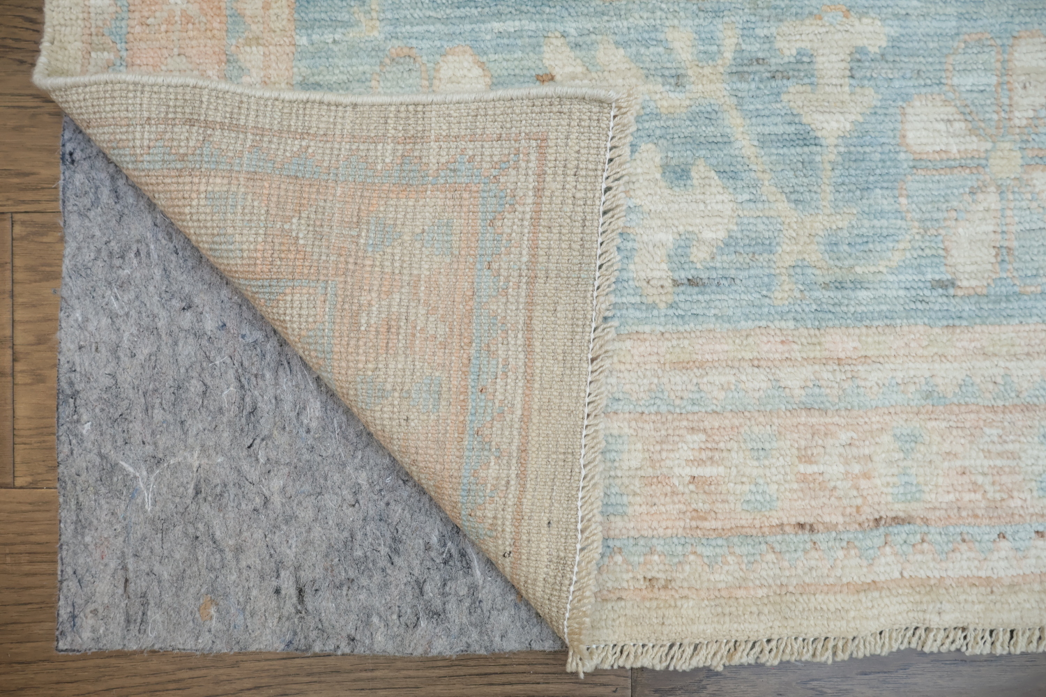 Vegetable Dye Muted Oushak Turkish Area Rug 9x13