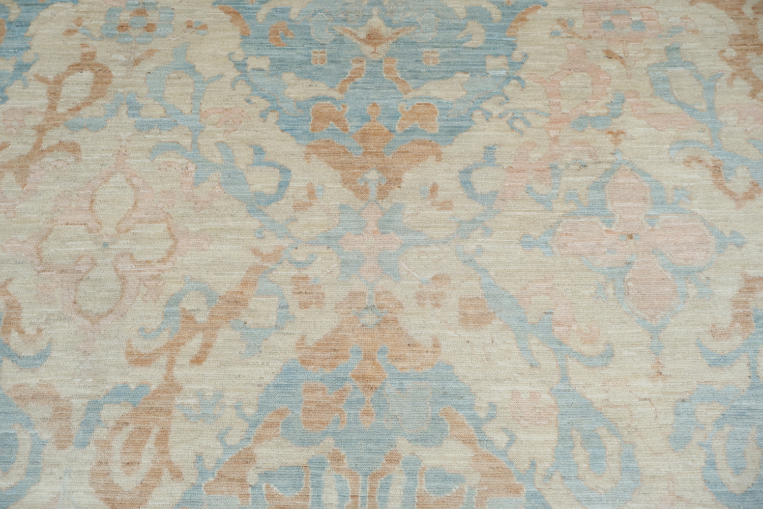 Vegetable Dye Muted Oushak Turkish Area Rug 9x13