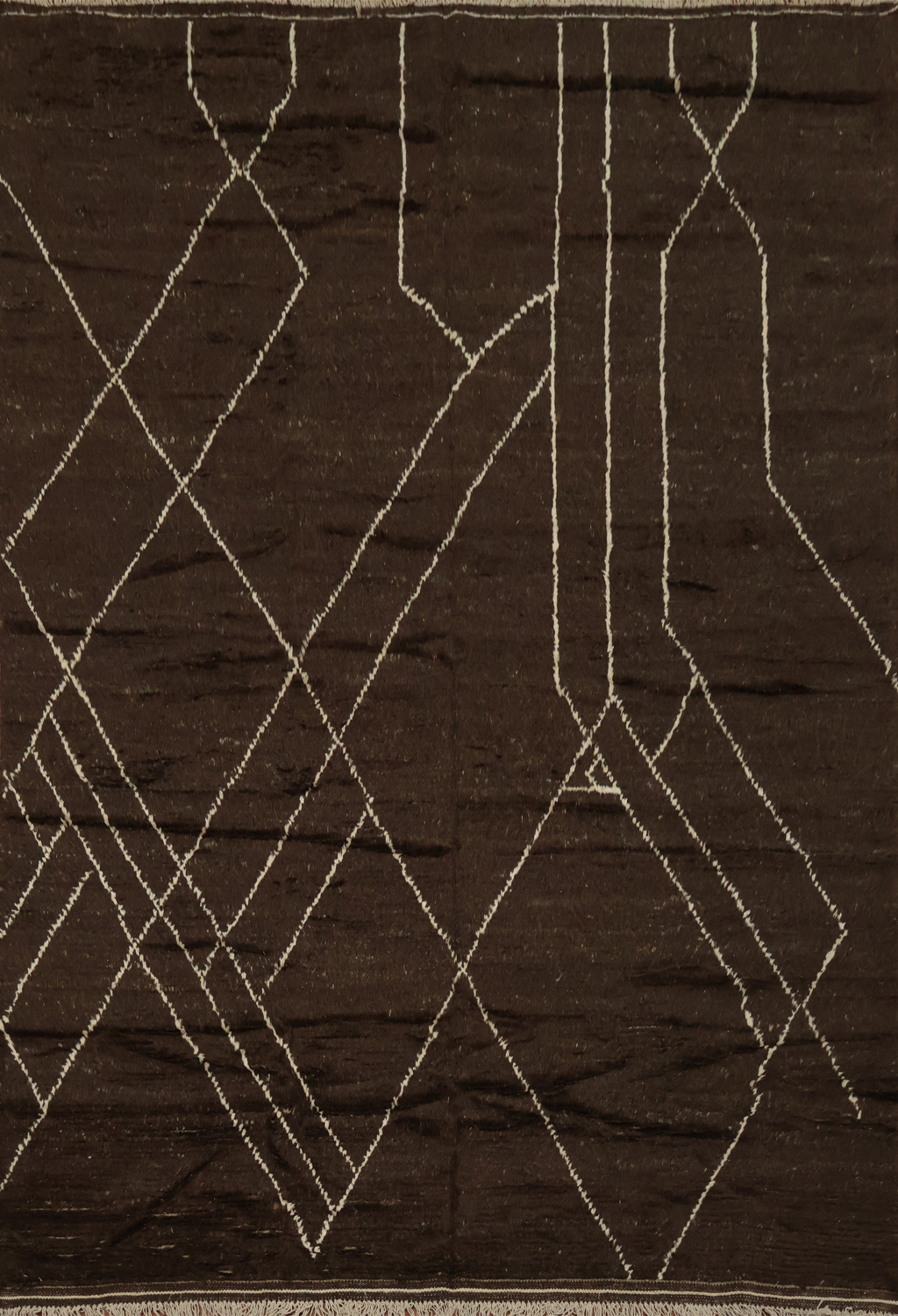 Handmade Moroccan Wool Area Rug 8x11