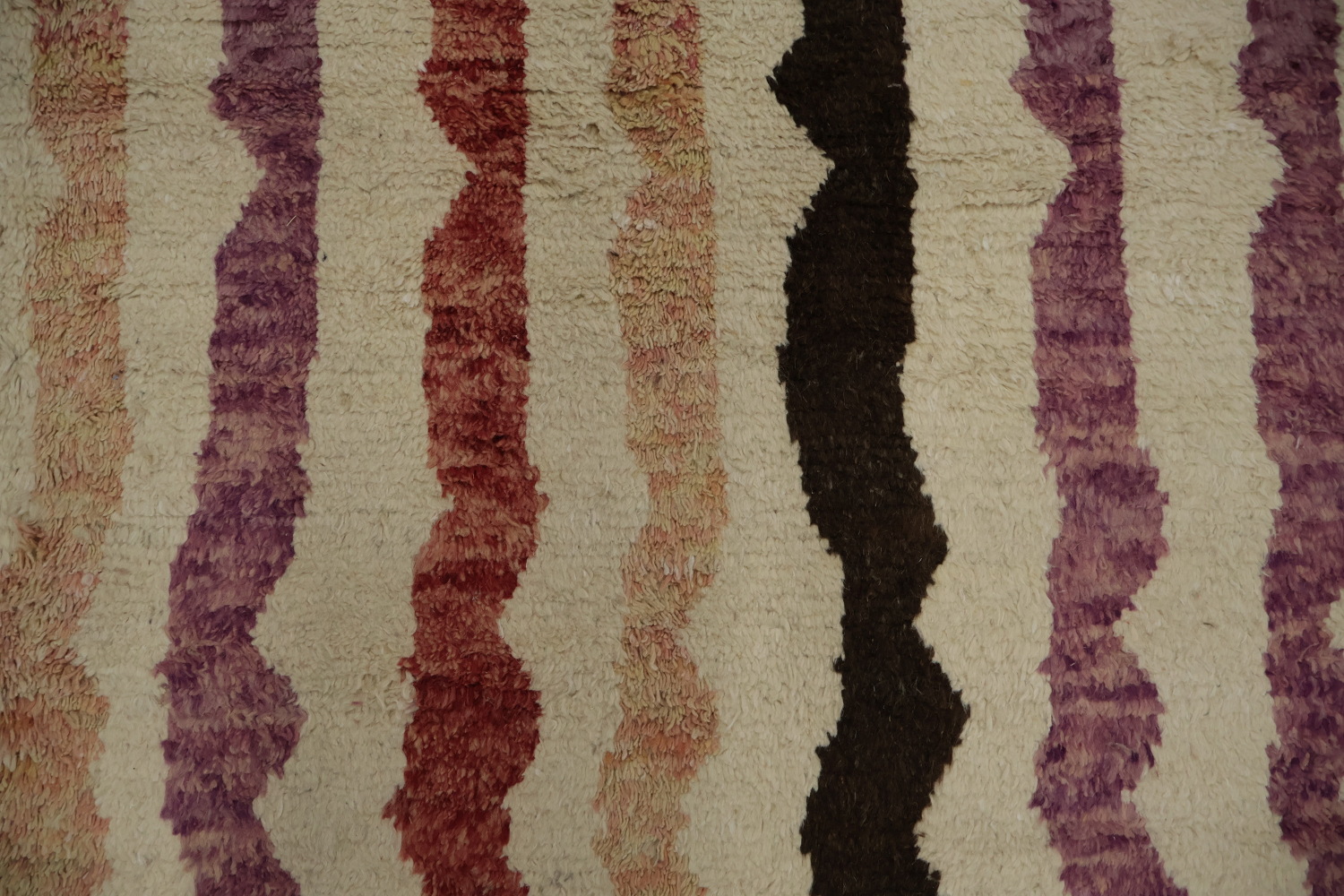 Wavy Line Moroccan Large Rug 10x15 to Enhance Your Living Room Decor