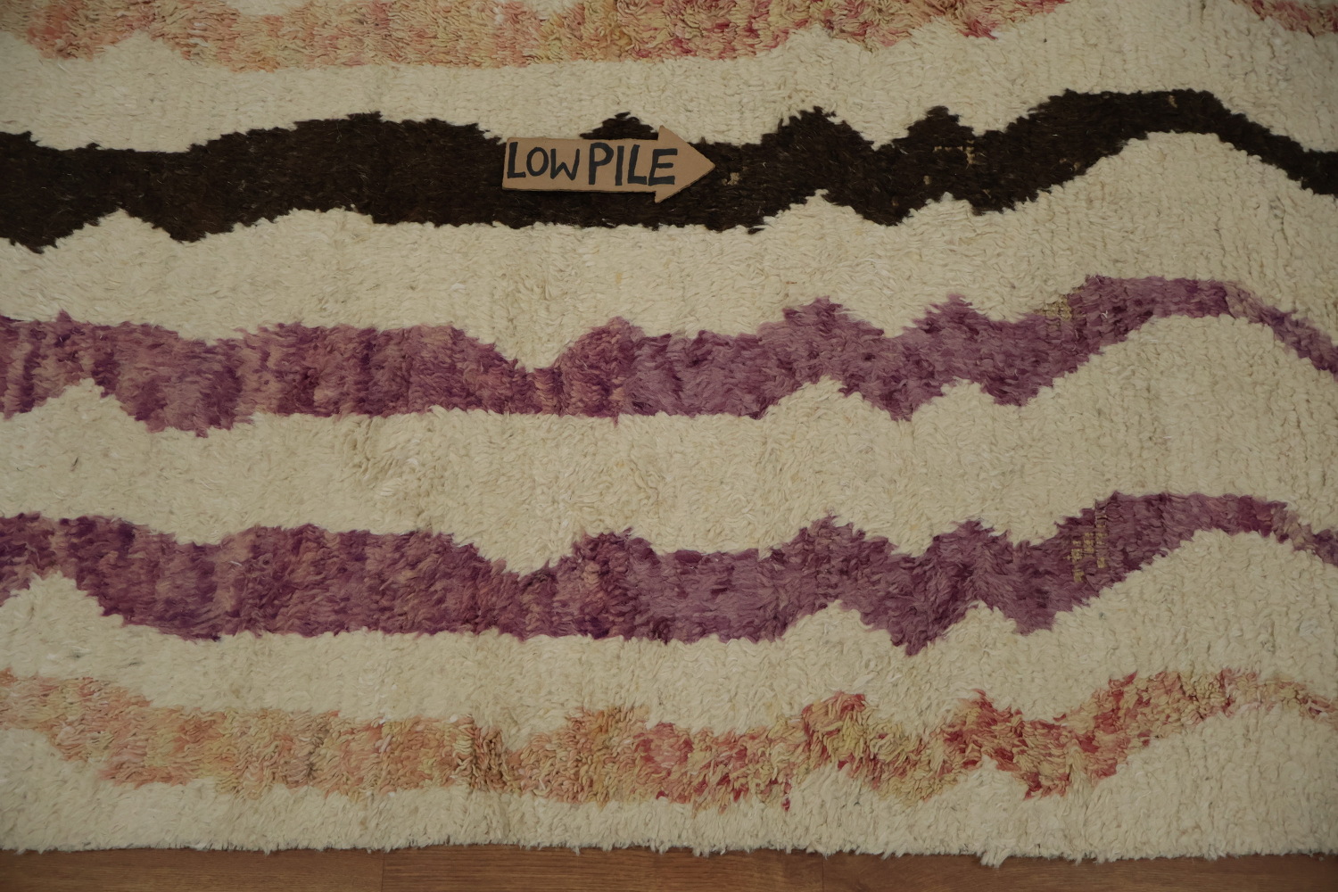 Wavy Line Moroccan Large Rug 10x15 to Enhance Your Living Room Decor