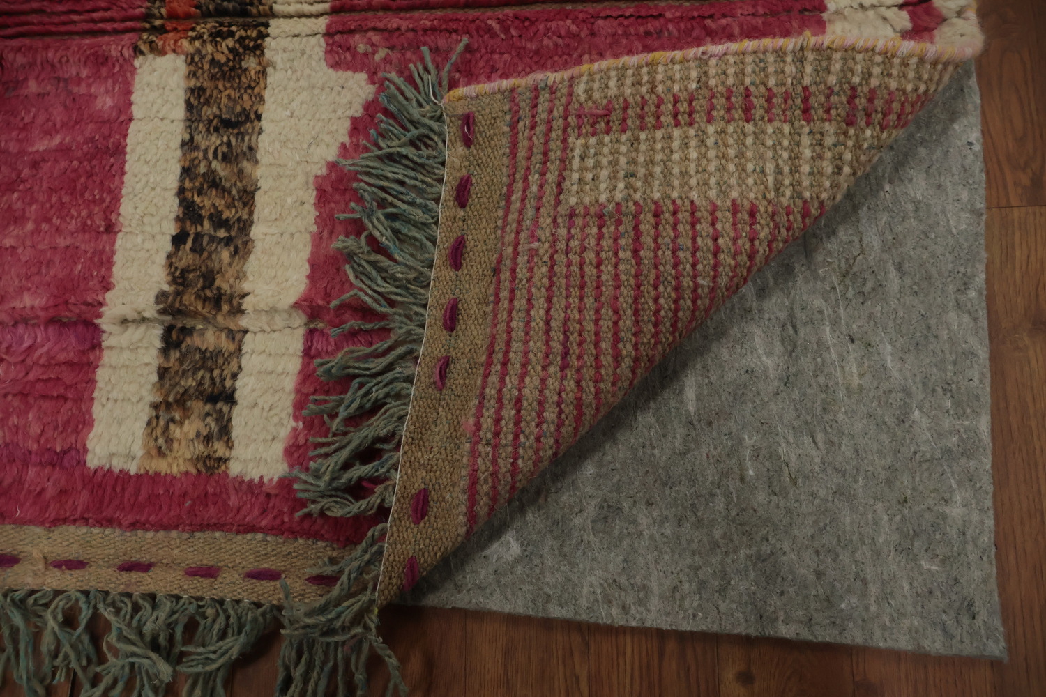 Abstract Moroccan Wool Area Rug 8x11