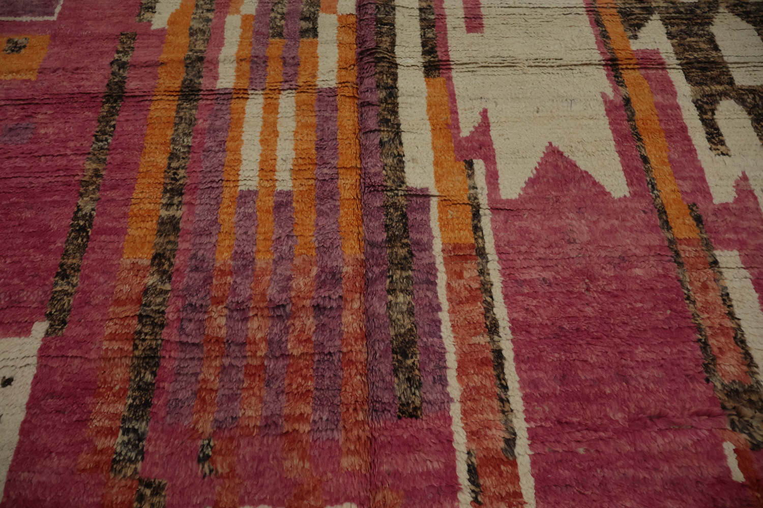 Abstract Moroccan Wool Area Rug 8x11