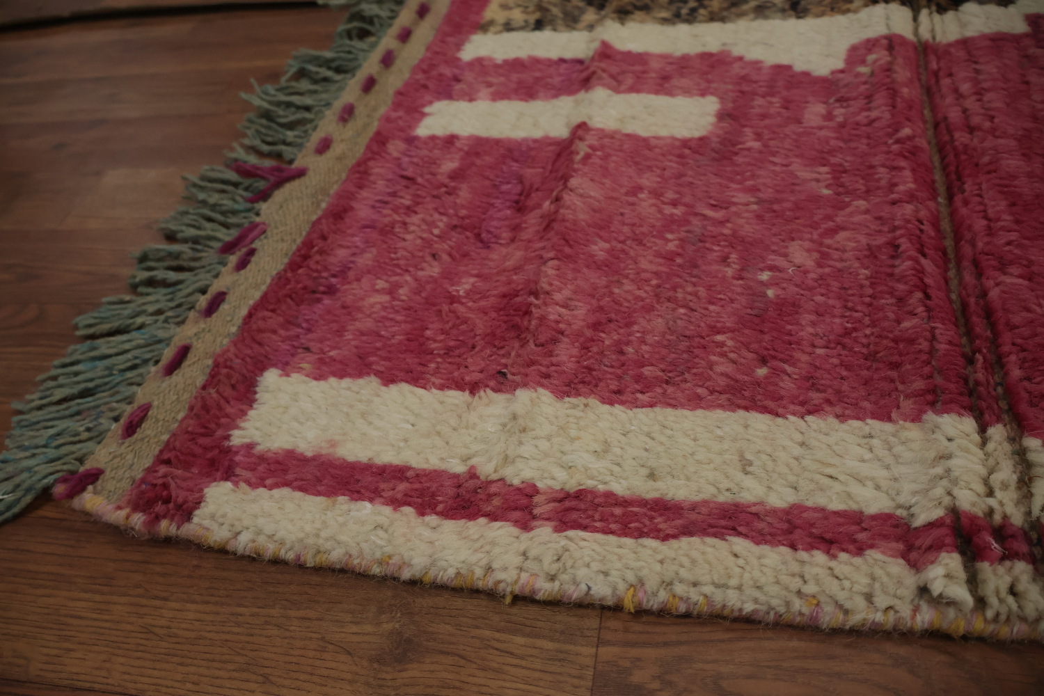 Abstract Moroccan Wool Area Rug 8x11