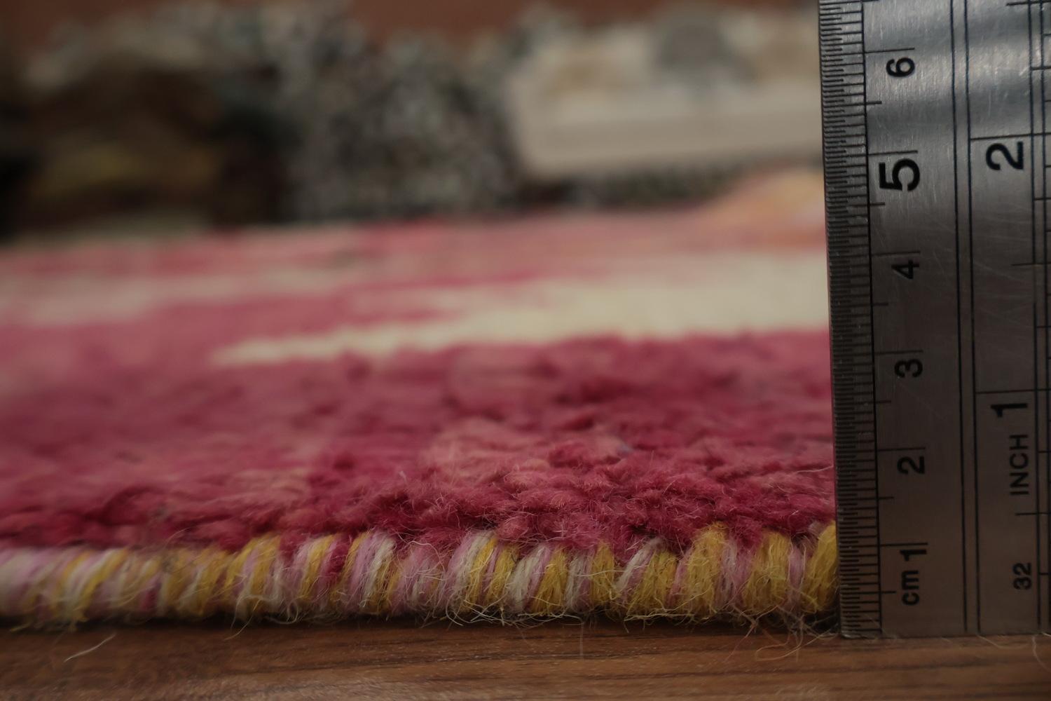 Abstract Moroccan Wool Area Rug 8x11