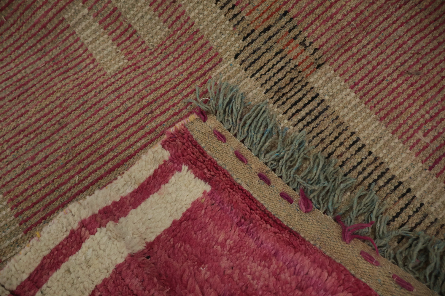 Abstract Moroccan Wool Area Rug 8x11