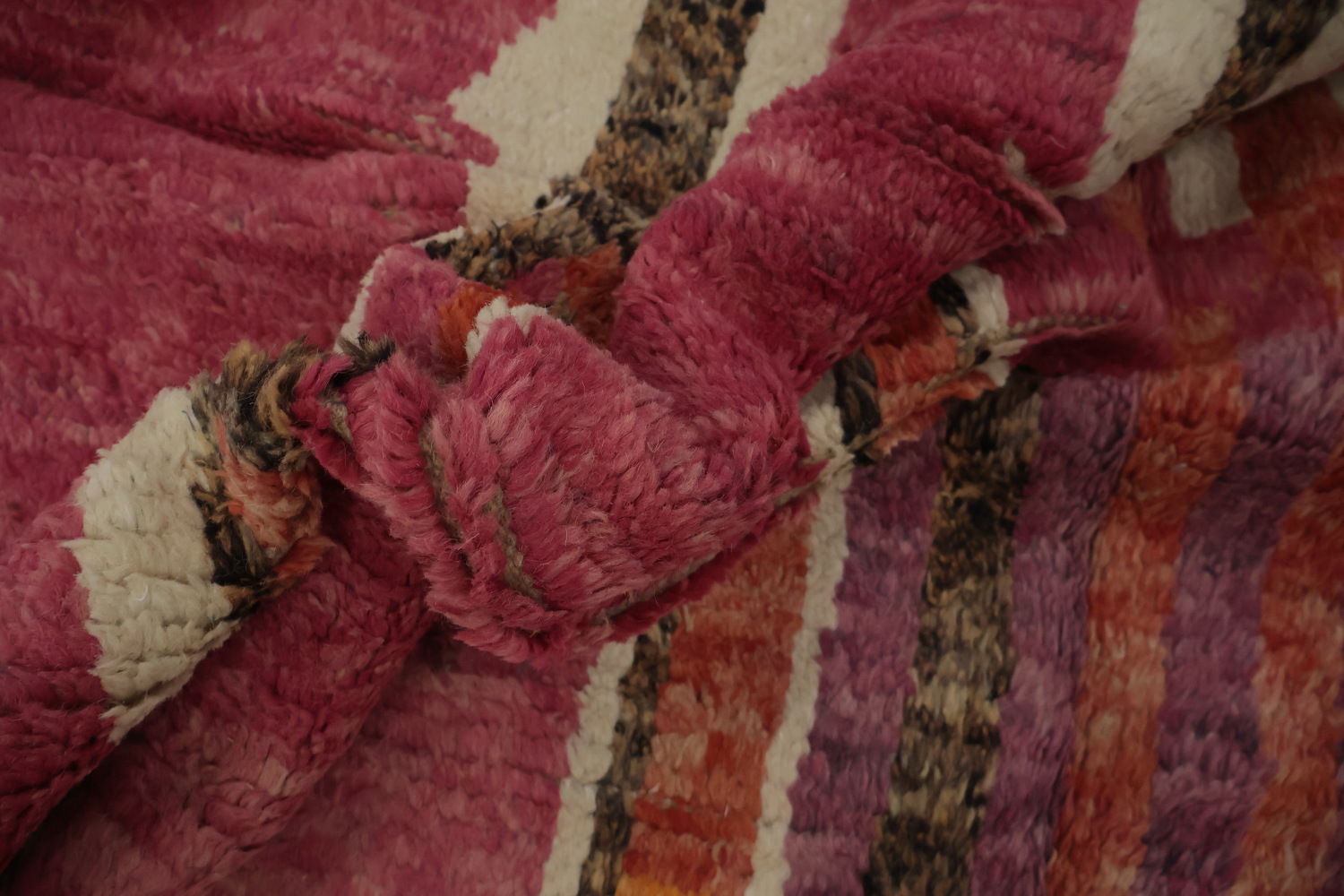 Abstract Moroccan Wool Area Rug 8x11