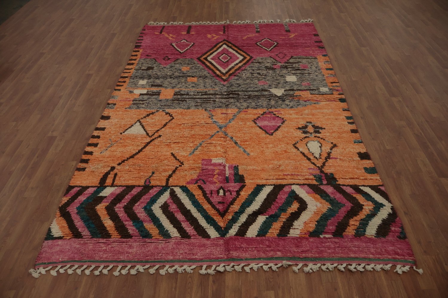 Tribal Moroccan Handmade Area Rug 7x11