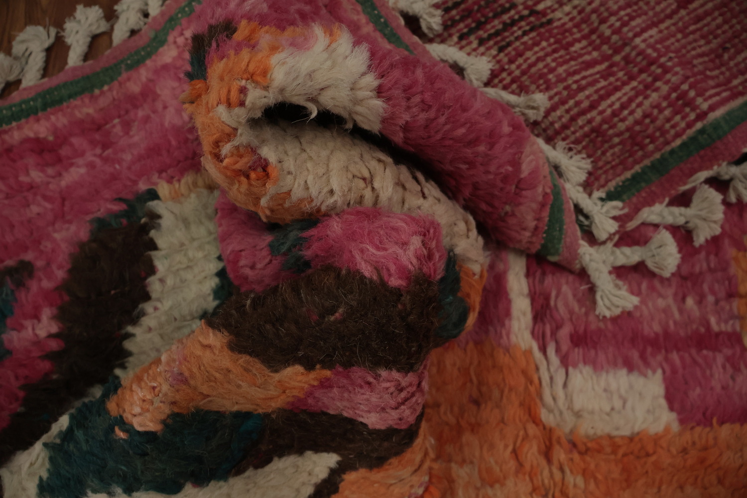 Tribal Moroccan Handmade Area Rug 7x11