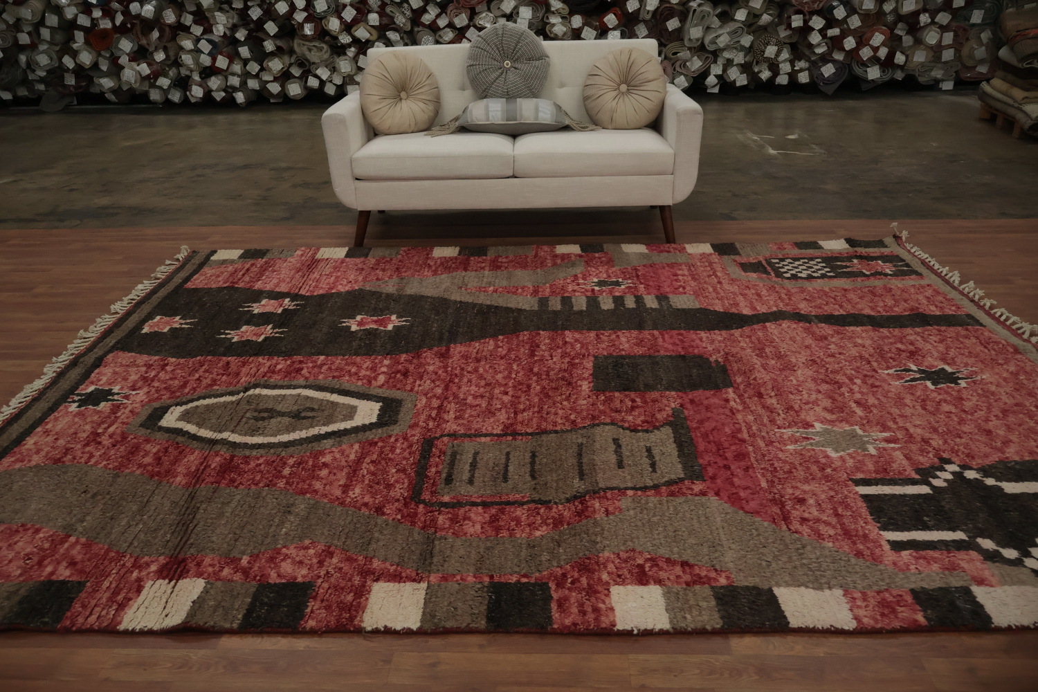 Geometric Moroccan Area Rug 8x11 for a Bold Statement in Any Room