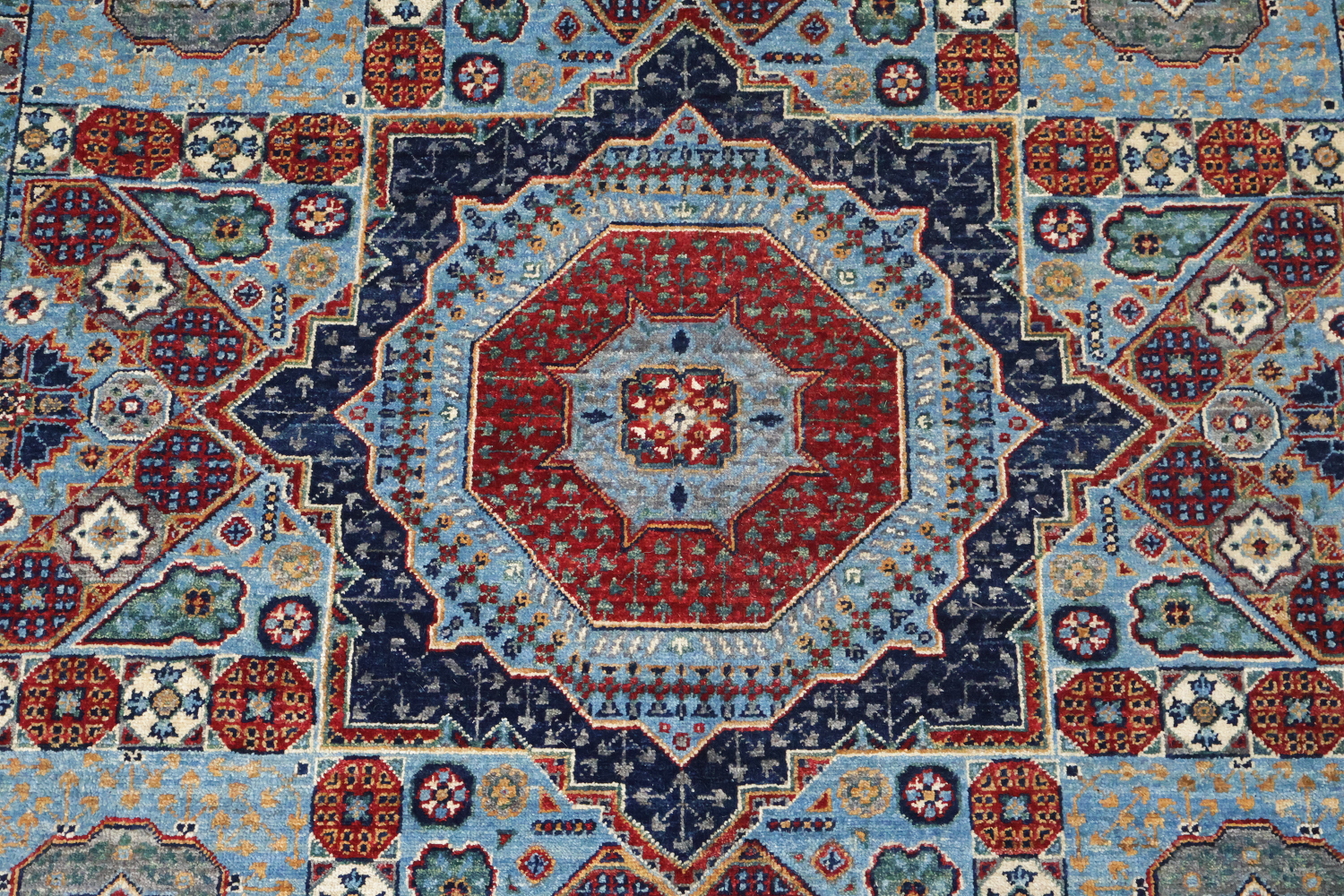 Vegetable Dye Mamluk Oriental Area Rug 7x10