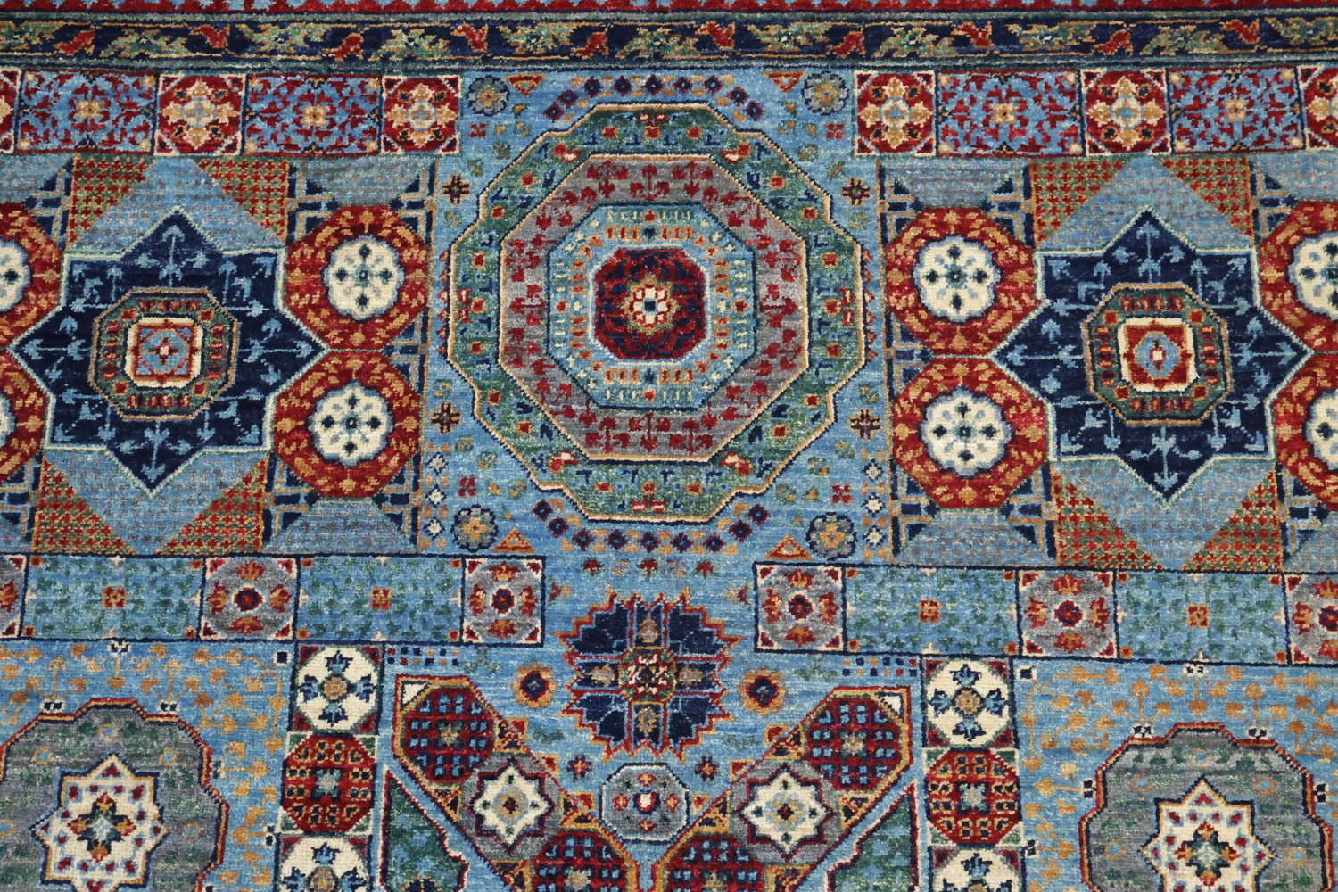 Vegetable Dye Mamluk Oriental Area Rug 7x10