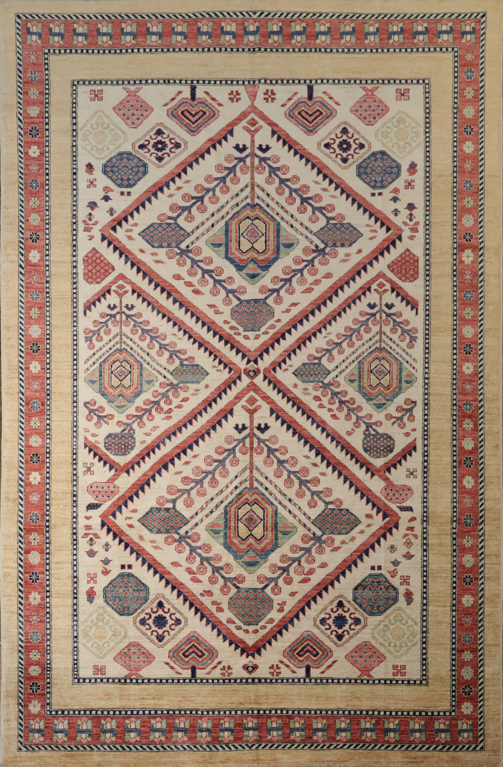Vegetable Dye Ziegler Oriental Area Rug 6x9