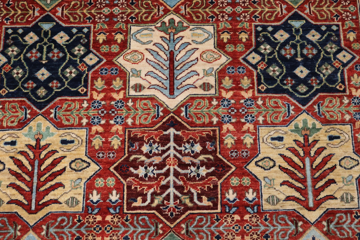 Vegetable Dye Heriz Serapi Wool Area Rug 9x12