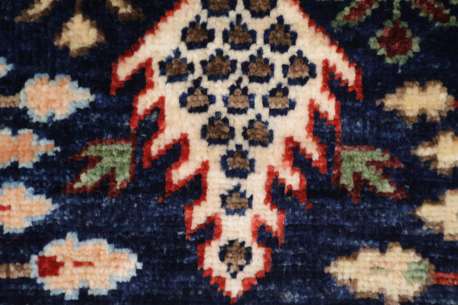 Vegetable Dye Heriz Serapi Wool Area Rug 9x12