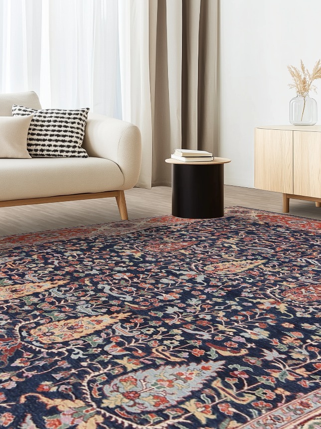 Vegetable Dye Ziegler Wool Area Rug 9x12
