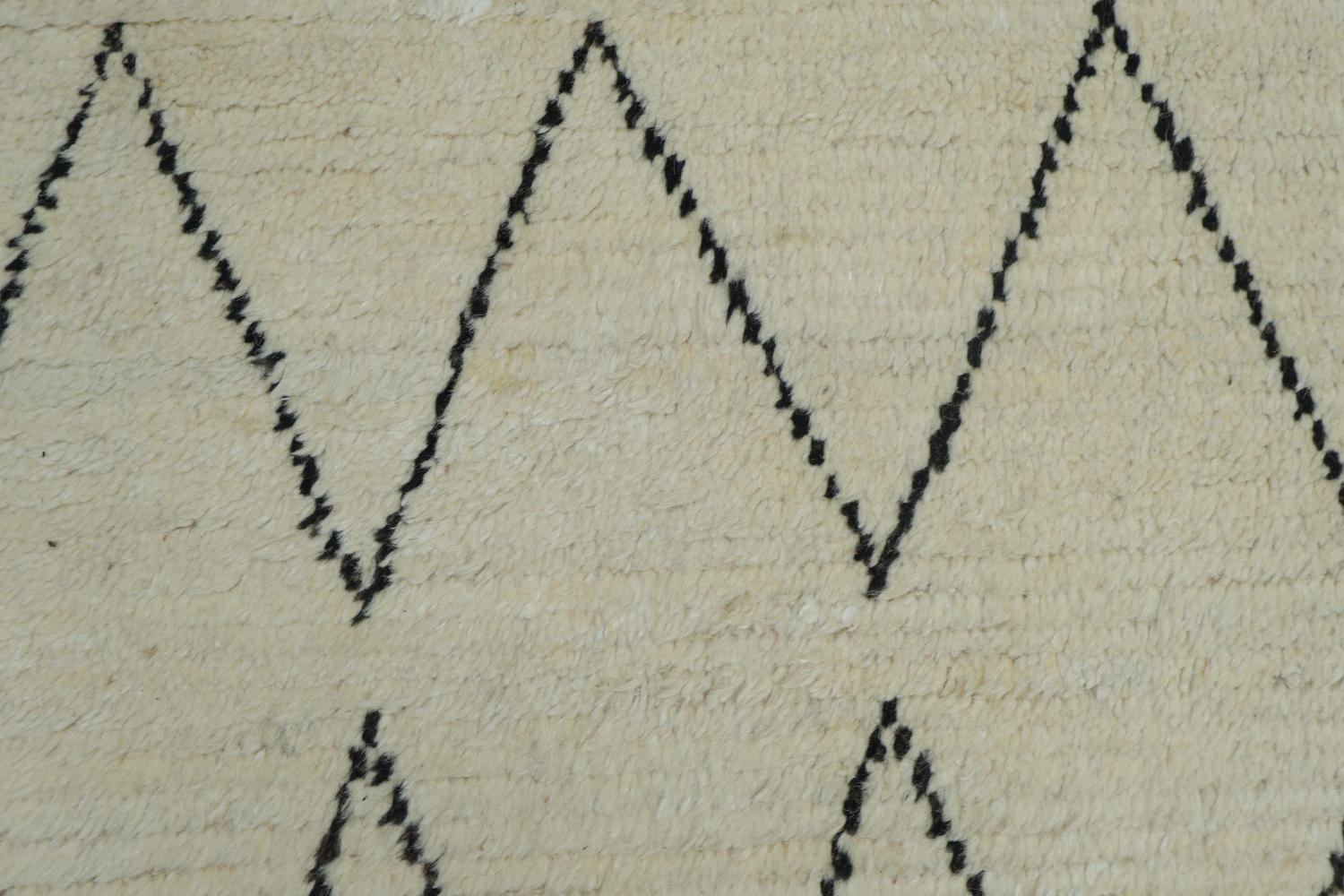 Trellis Black and White Area Rug with Bold Geometric Lines 6x10 ft