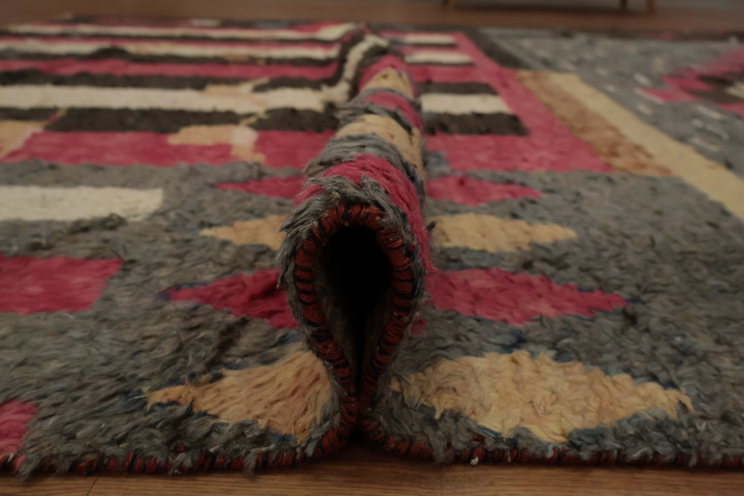 Mix of Colors in Modern Abstract Moroccan Large Rug 10x15