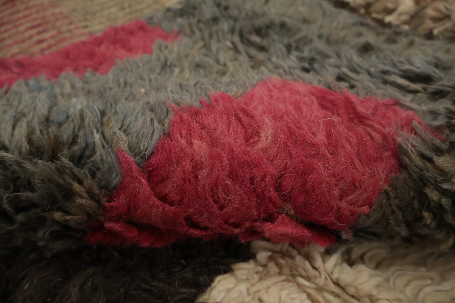 Mix of Colors in Modern Abstract Moroccan Large Rug 10x15