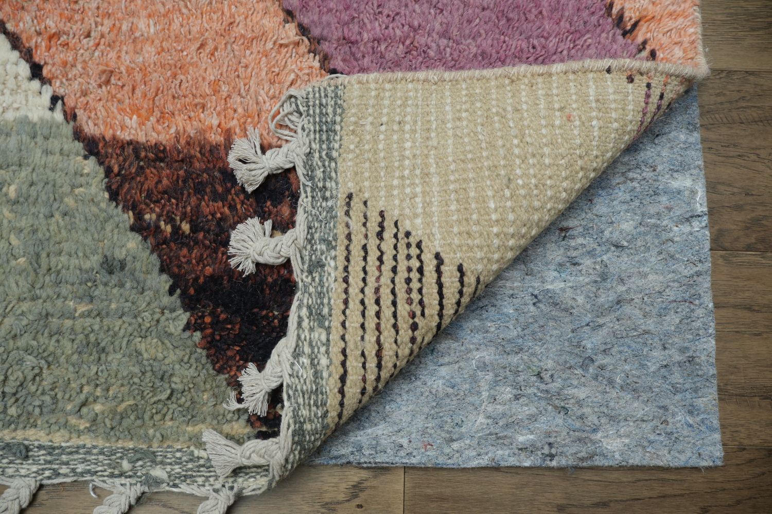 Modern Abstract Geometric Rug with Earth's Natural Tones 6x10