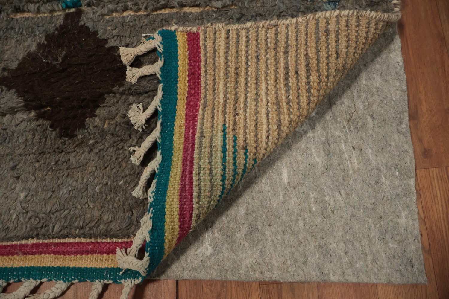 Bohemian Aesthetic Geometric Moroccan Wool Area Rug 8x11