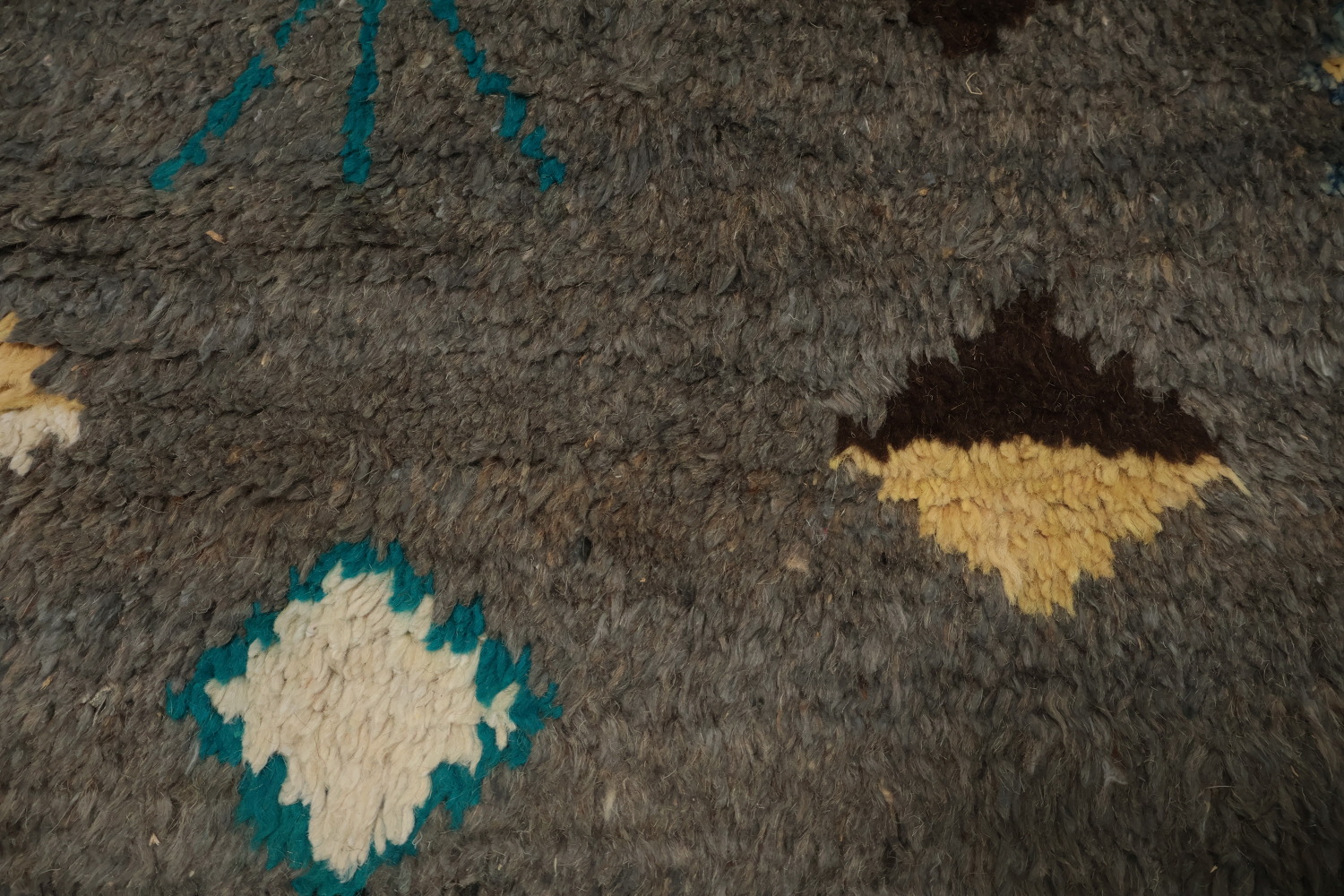 Bohemian Aesthetic Geometric Moroccan Wool Area Rug 8x11
