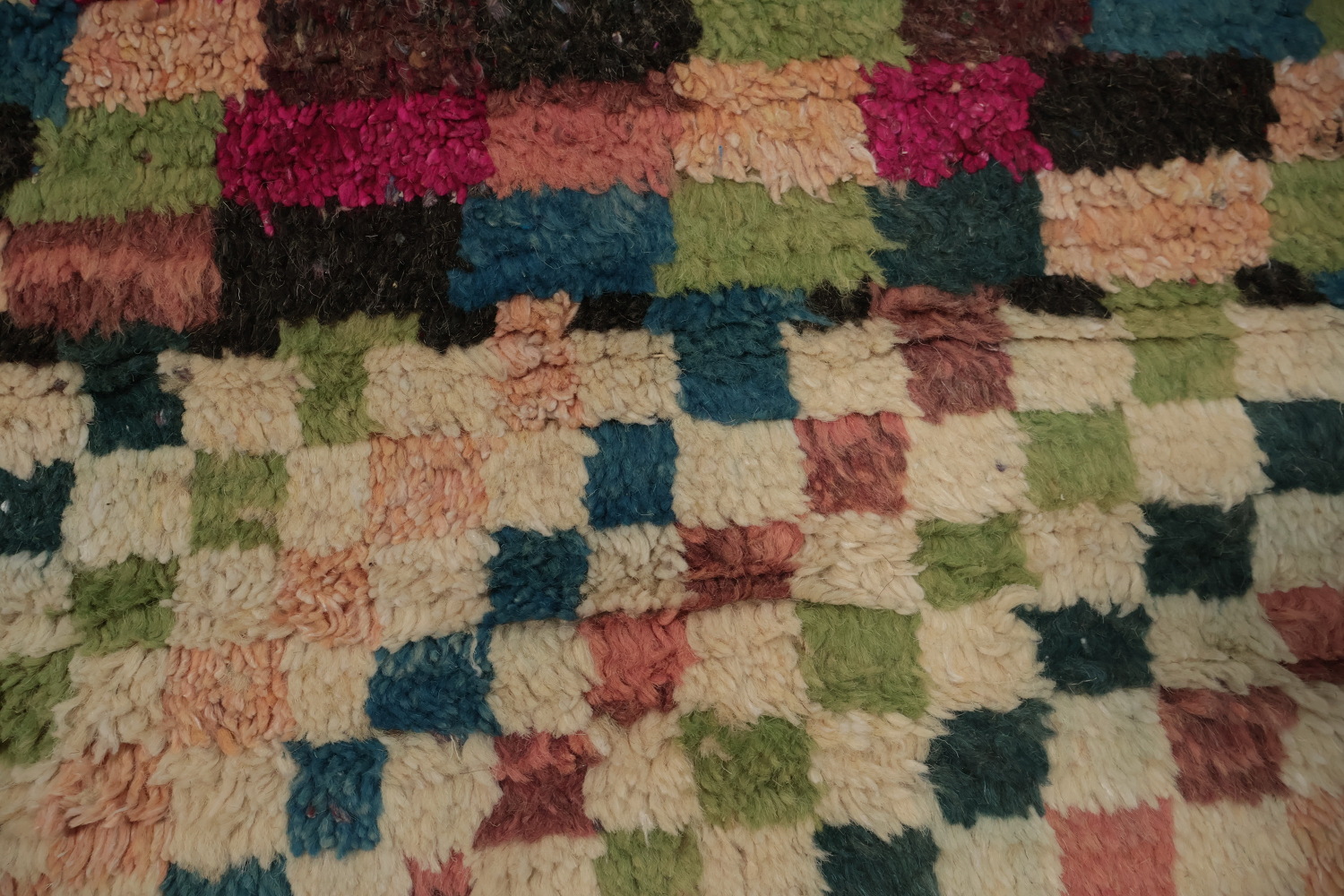 Elegant Mosaic Moroccan Runner Rug 4x22 in a Burst of Vivid Colors