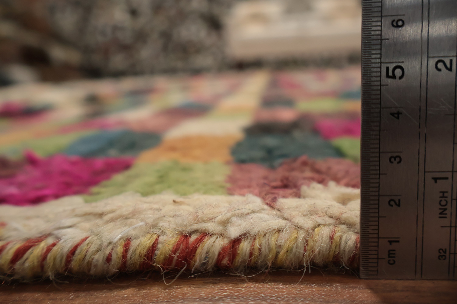 Elegant Mosaic Moroccan Runner Rug 4x22 in a Burst of Vivid Colors