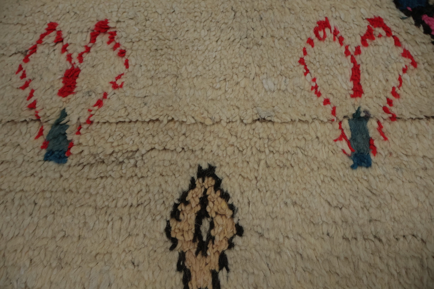 Modern Moroccan Wool Area Rug 6'x9'