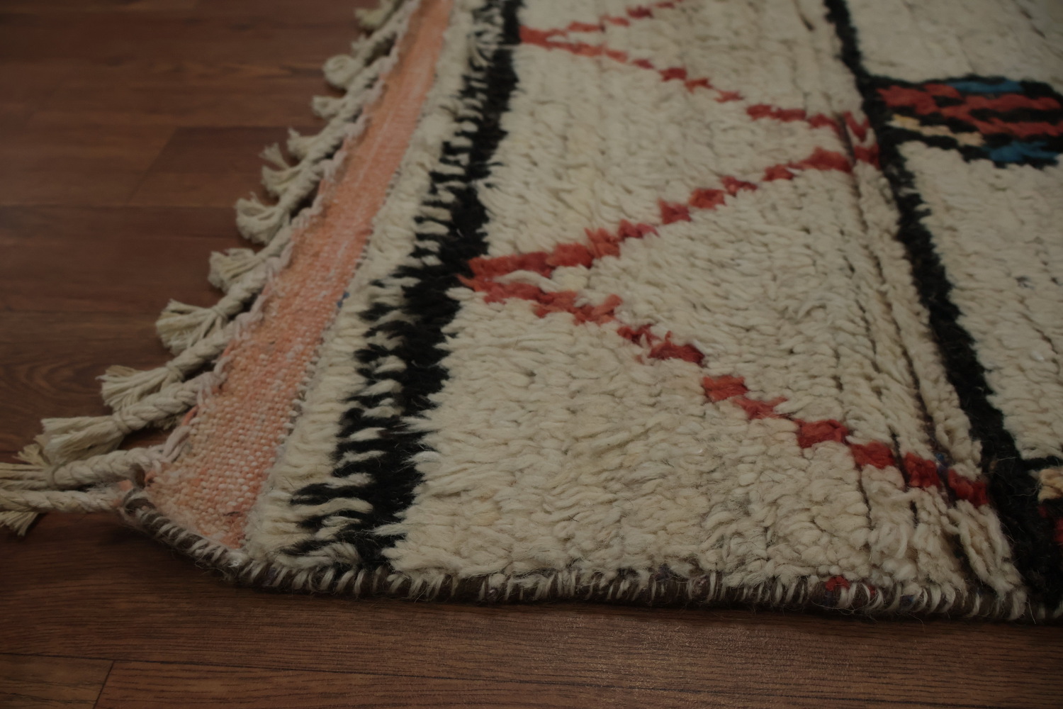 Modern Moroccan Wool Area Rug 6'x9'
