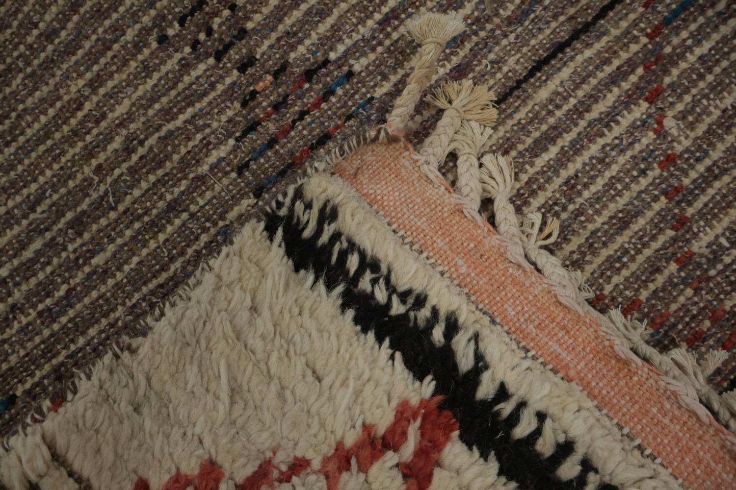 Modern Moroccan Wool Area Rug 6'x9'