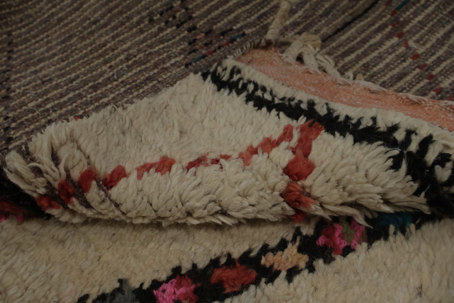 Modern Moroccan Wool Area Rug 6'x9'